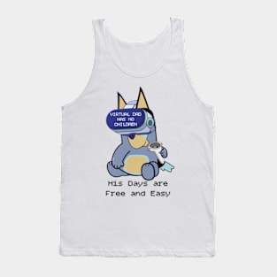 bluey gaming player Tank Top